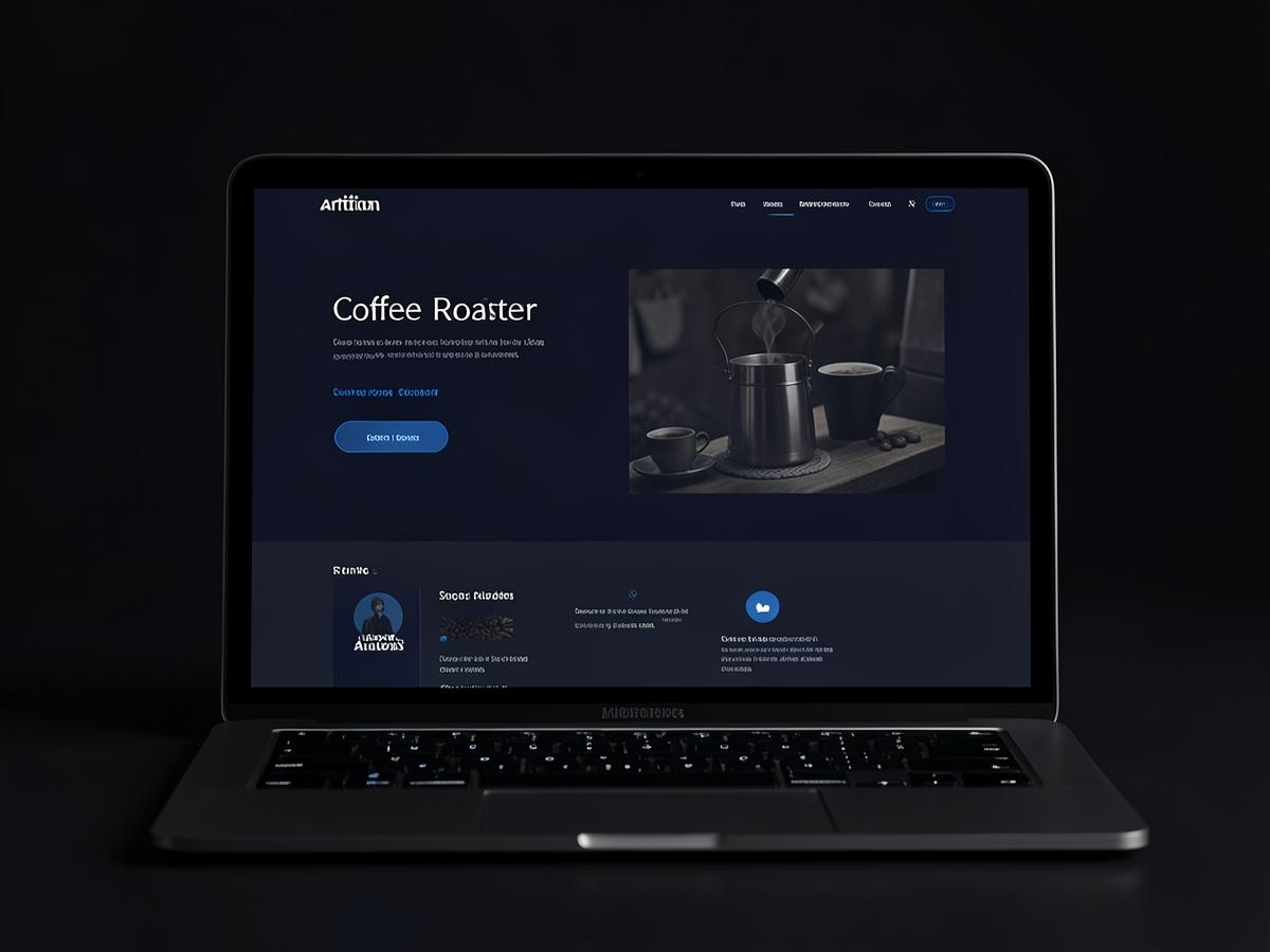 Ardent Coffee Roasters website design by Northline Digital